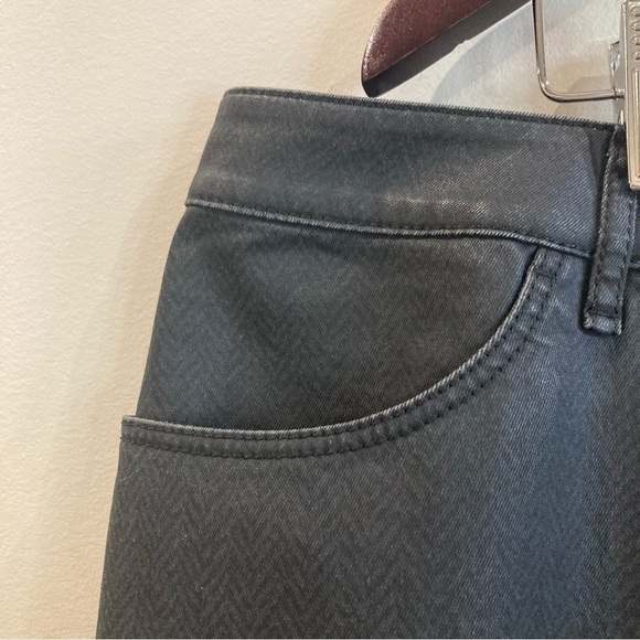 LAFAYETTE 148 Sz 20W Subtle Chevron Pattern Tapered Leg Trouser Pants - Picture 5 of 10